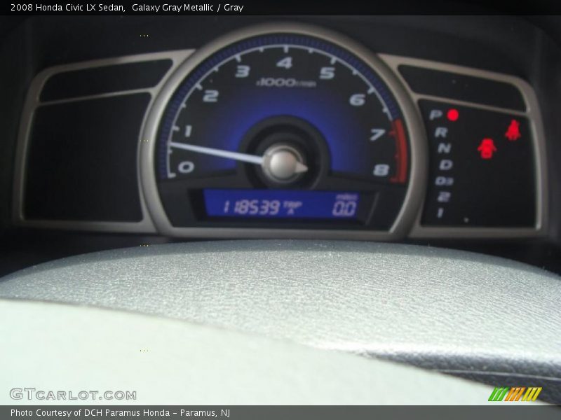 Galaxy Gray Metallic / Gray 2008 Honda Civic LX Sedan