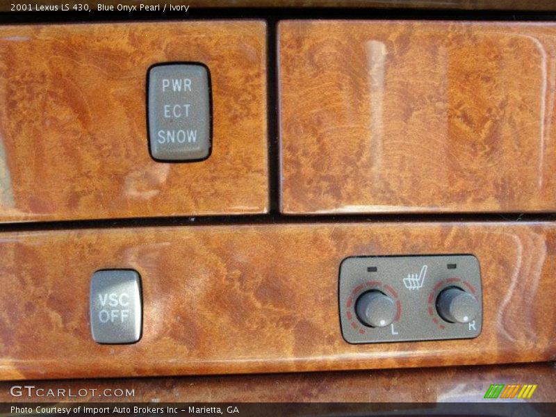 Blue Onyx Pearl / Ivory 2001 Lexus LS 430