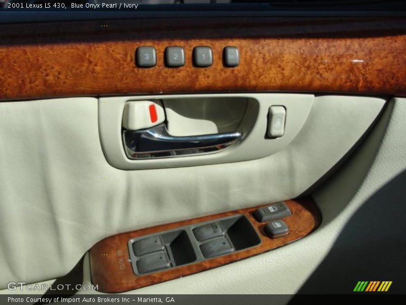 Blue Onyx Pearl / Ivory 2001 Lexus LS 430