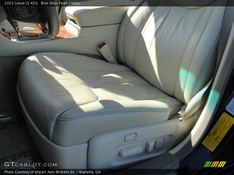 Blue Onyx Pearl / Ivory 2001 Lexus LS 430