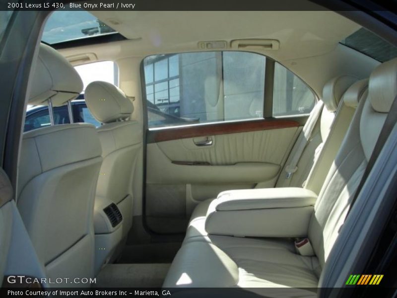 Blue Onyx Pearl / Ivory 2001 Lexus LS 430