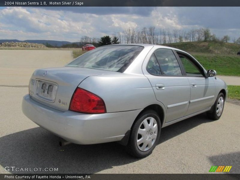 Molten Silver / Sage 2004 Nissan Sentra 1.8
