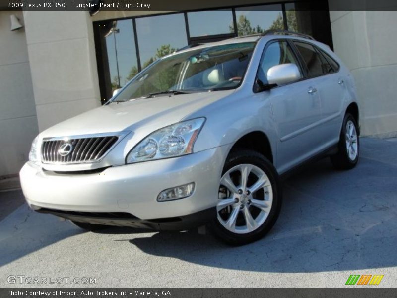 Tungsten Pearl / Light Gray 2009 Lexus RX 350