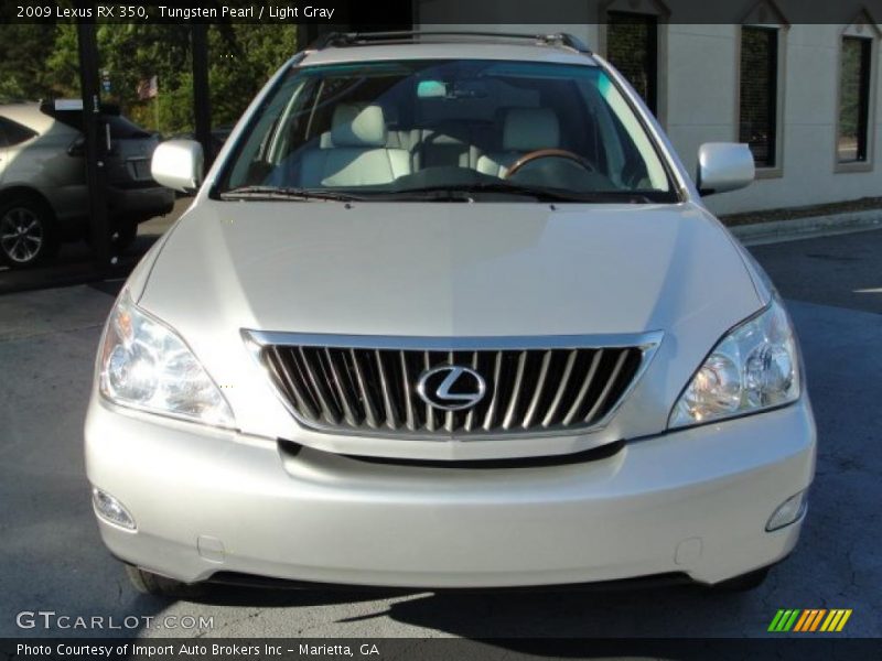 Tungsten Pearl / Light Gray 2009 Lexus RX 350