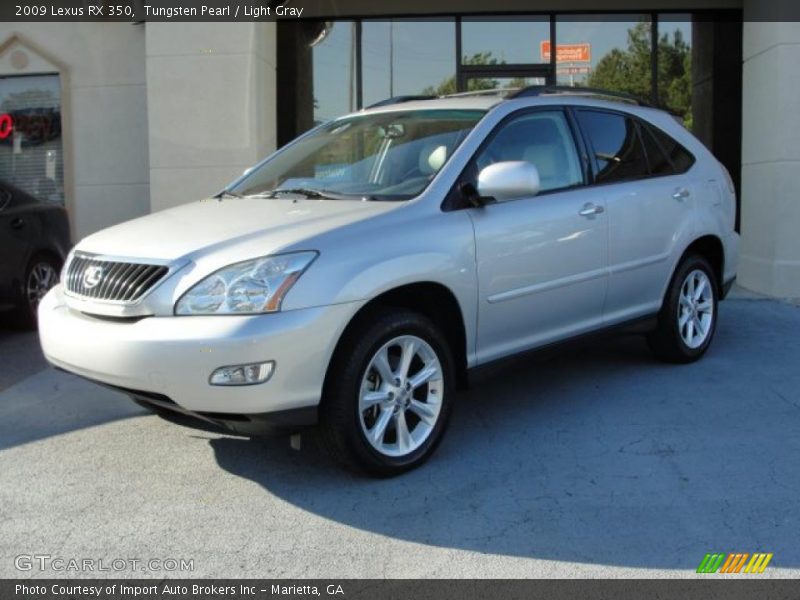Tungsten Pearl / Light Gray 2009 Lexus RX 350