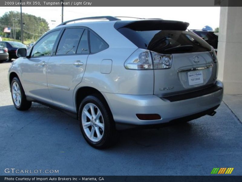 Tungsten Pearl / Light Gray 2009 Lexus RX 350
