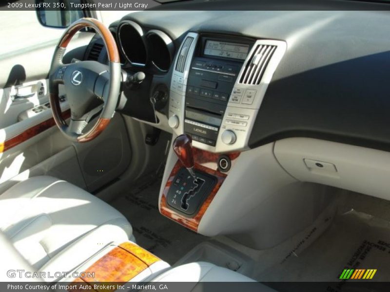 Tungsten Pearl / Light Gray 2009 Lexus RX 350