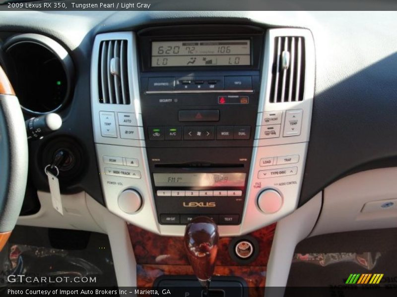 Tungsten Pearl / Light Gray 2009 Lexus RX 350