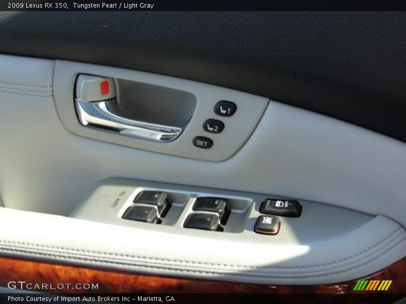 Tungsten Pearl / Light Gray 2009 Lexus RX 350