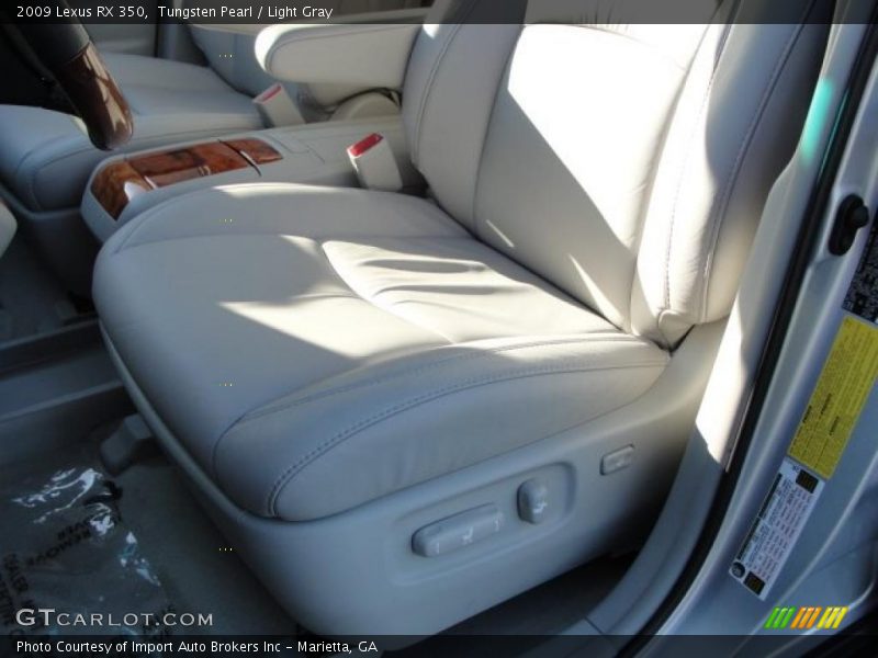 Tungsten Pearl / Light Gray 2009 Lexus RX 350