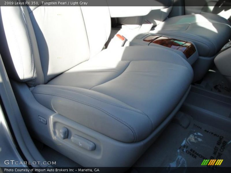 Tungsten Pearl / Light Gray 2009 Lexus RX 350