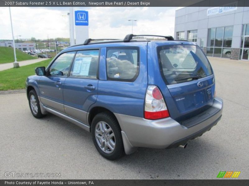 Newport Blue Pearl / Desert Beige 2007 Subaru Forester 2.5 X L.L.Bean Edition