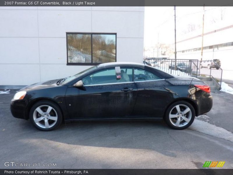 Black / Light Taupe 2007 Pontiac G6 GT Convertible