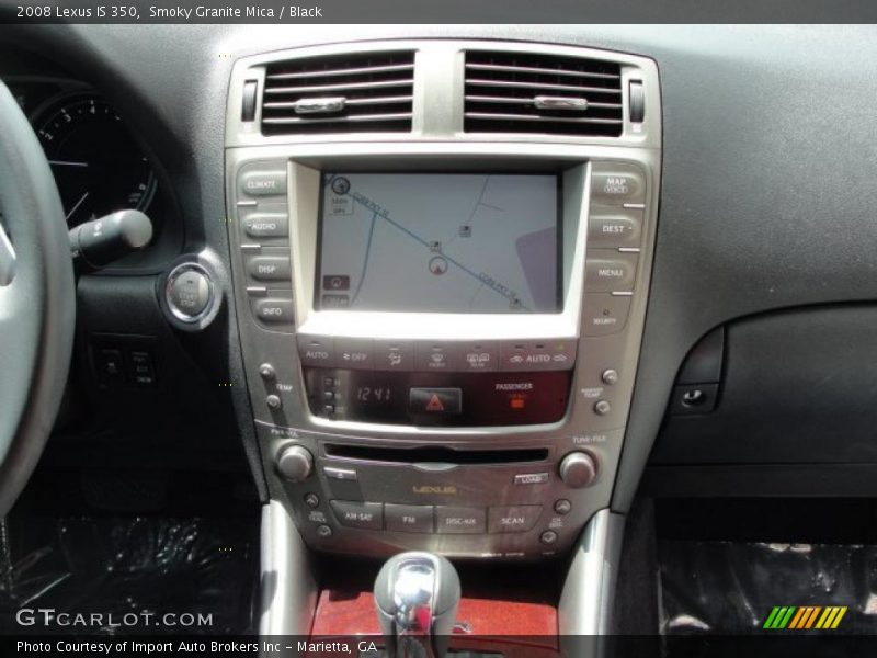 Smoky Granite Mica / Black 2008 Lexus IS 350