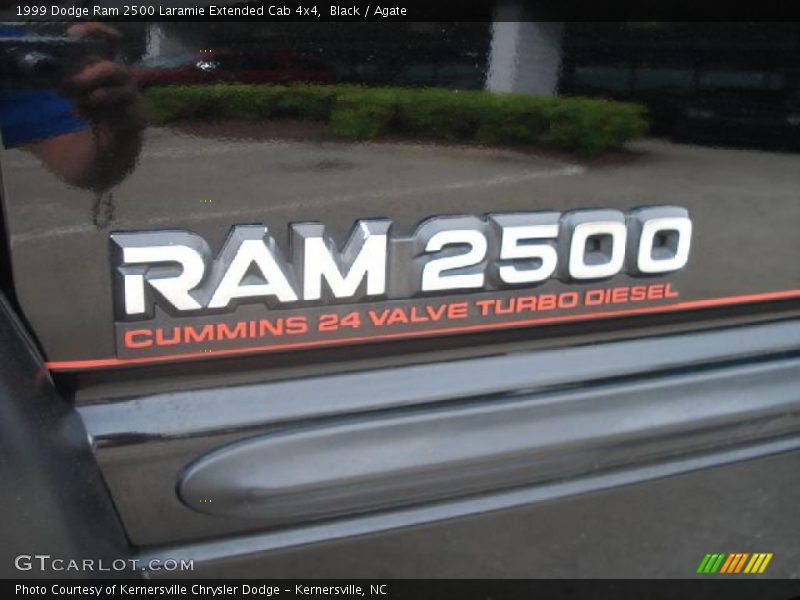 Black / Agate 1999 Dodge Ram 2500 Laramie Extended Cab 4x4