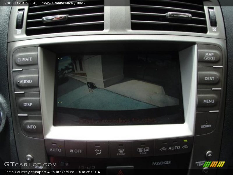 Smoky Granite Mica / Black 2008 Lexus IS 350