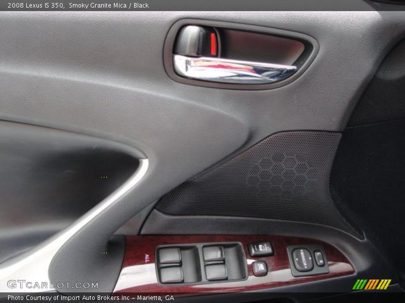 Smoky Granite Mica / Black 2008 Lexus IS 350