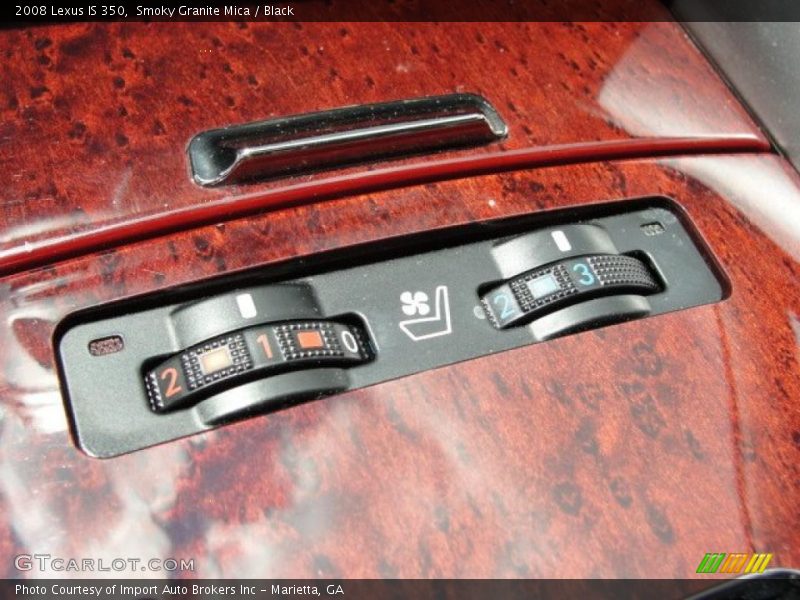 Smoky Granite Mica / Black 2008 Lexus IS 350