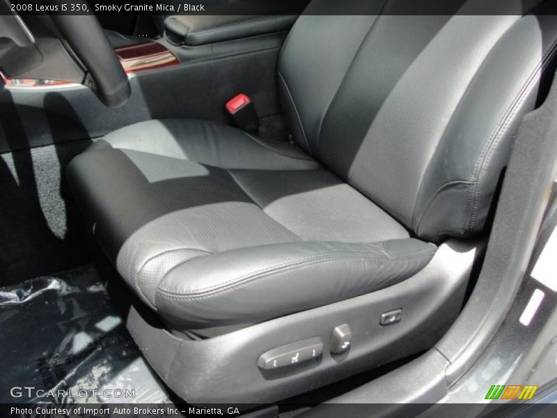 Smoky Granite Mica / Black 2008 Lexus IS 350