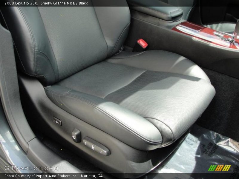 Smoky Granite Mica / Black 2008 Lexus IS 350