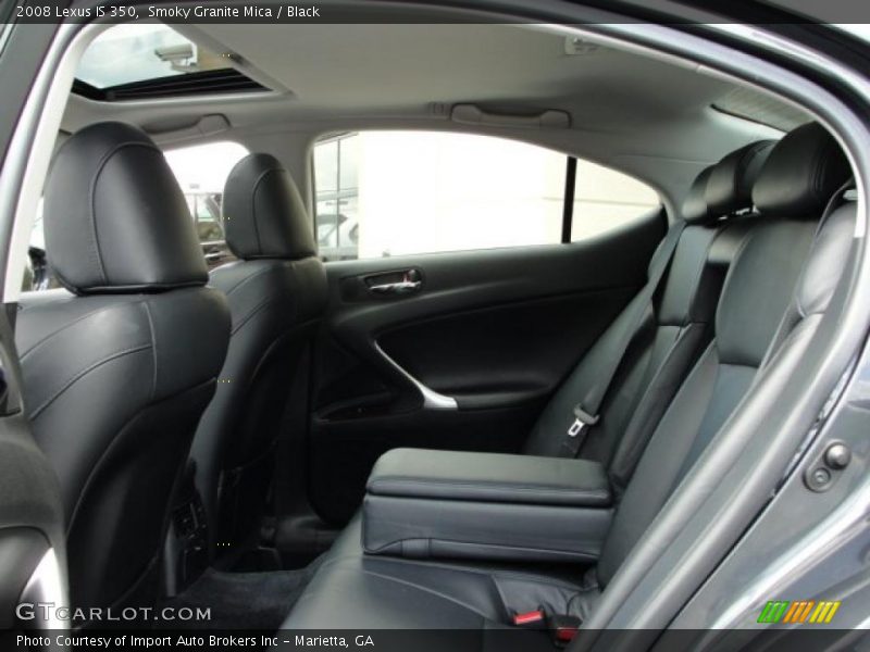Smoky Granite Mica / Black 2008 Lexus IS 350