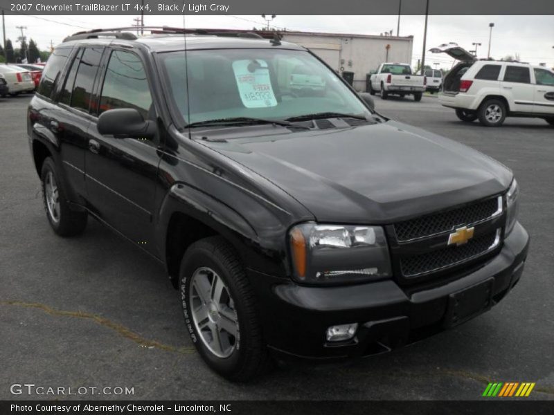 Black / Light Gray 2007 Chevrolet TrailBlazer LT 4x4