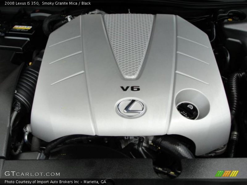 Smoky Granite Mica / Black 2008 Lexus IS 350
