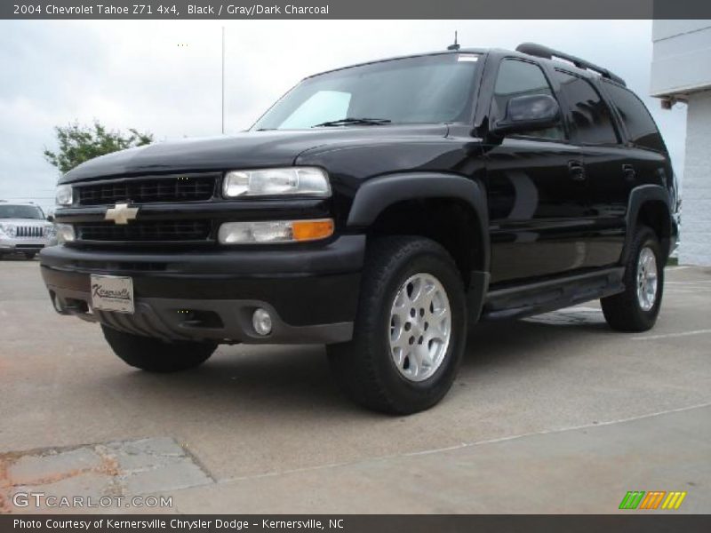 Black / Gray/Dark Charcoal 2004 Chevrolet Tahoe Z71 4x4