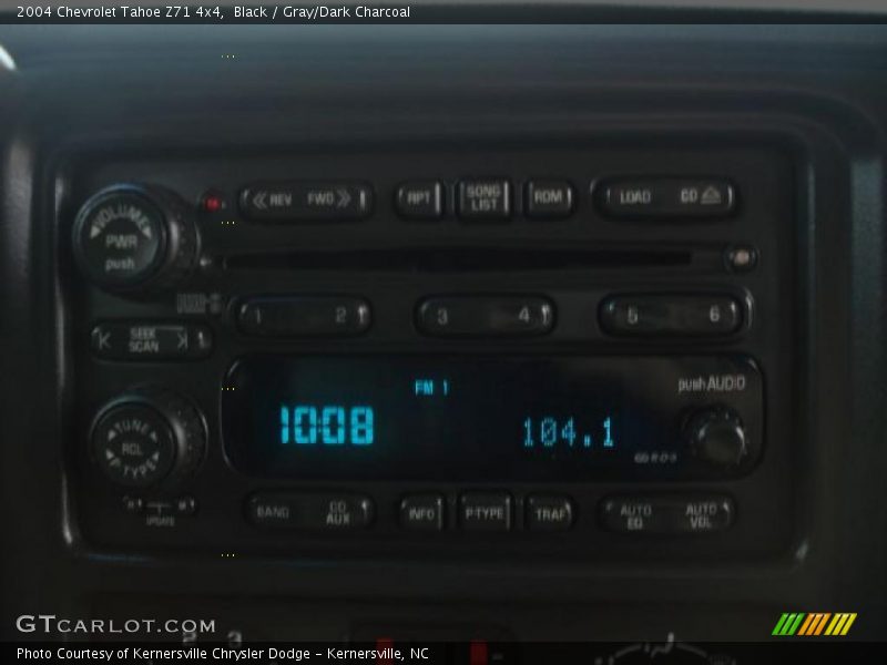 Black / Gray/Dark Charcoal 2004 Chevrolet Tahoe Z71 4x4