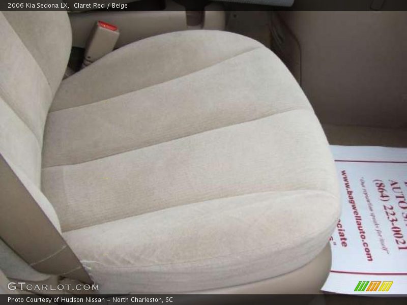Claret Red / Beige 2006 Kia Sedona LX