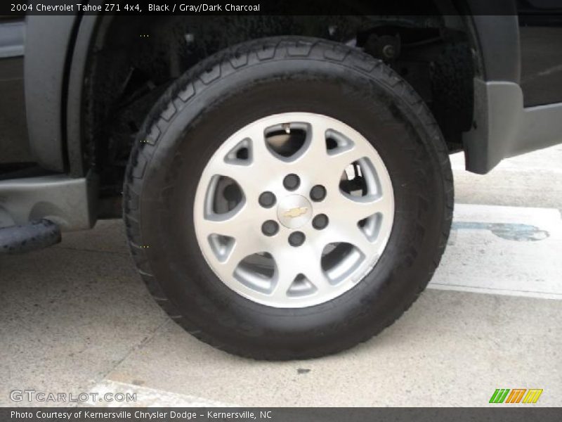 Black / Gray/Dark Charcoal 2004 Chevrolet Tahoe Z71 4x4