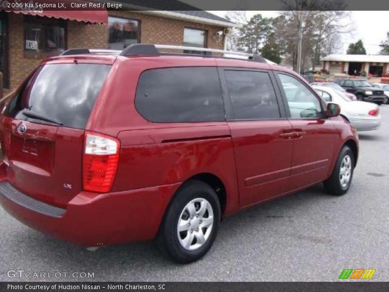 Claret Red / Beige 2006 Kia Sedona LX