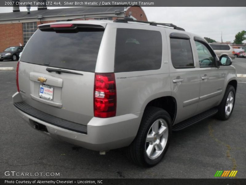 Silver Birch Metallic / Dark Titanium/Light Titanium 2007 Chevrolet Tahoe LTZ 4x4