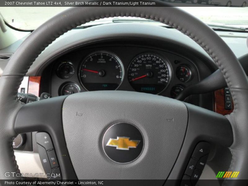 Silver Birch Metallic / Dark Titanium/Light Titanium 2007 Chevrolet Tahoe LTZ 4x4