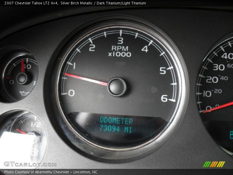 Silver Birch Metallic / Dark Titanium/Light Titanium 2007 Chevrolet Tahoe LTZ 4x4