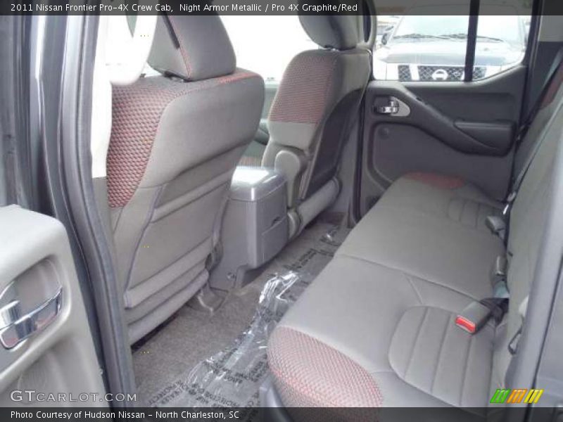 Night Armor Metallic / Pro 4X Graphite/Red 2011 Nissan Frontier Pro-4X Crew Cab