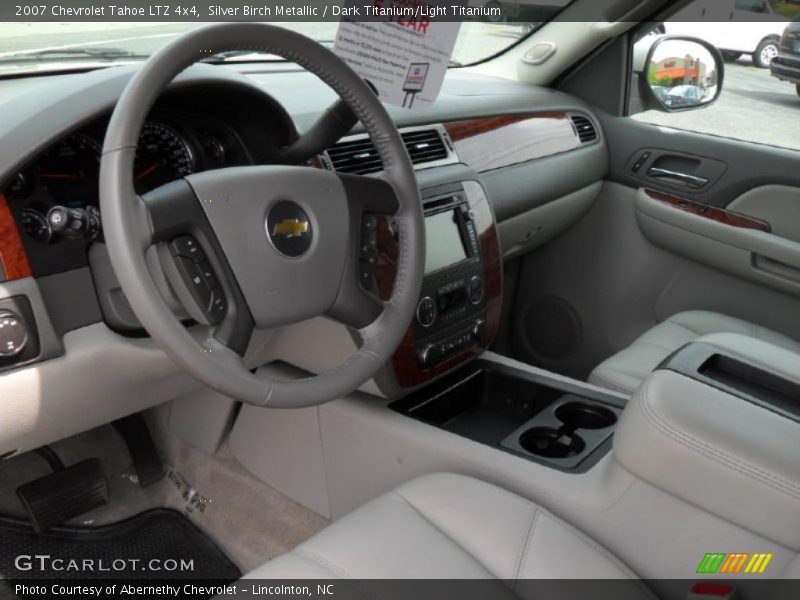 Silver Birch Metallic / Dark Titanium/Light Titanium 2007 Chevrolet Tahoe LTZ 4x4