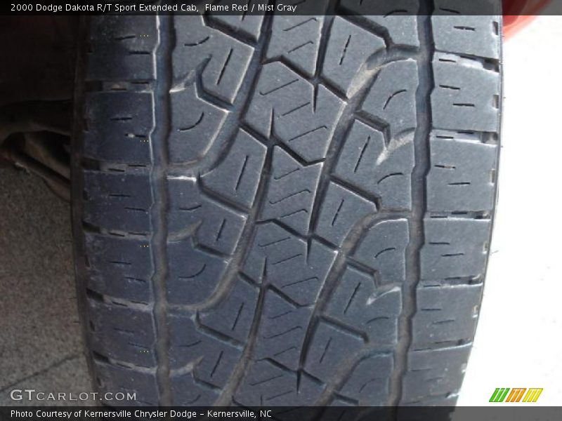 Flame Red / Mist Gray 2000 Dodge Dakota R/T Sport Extended Cab