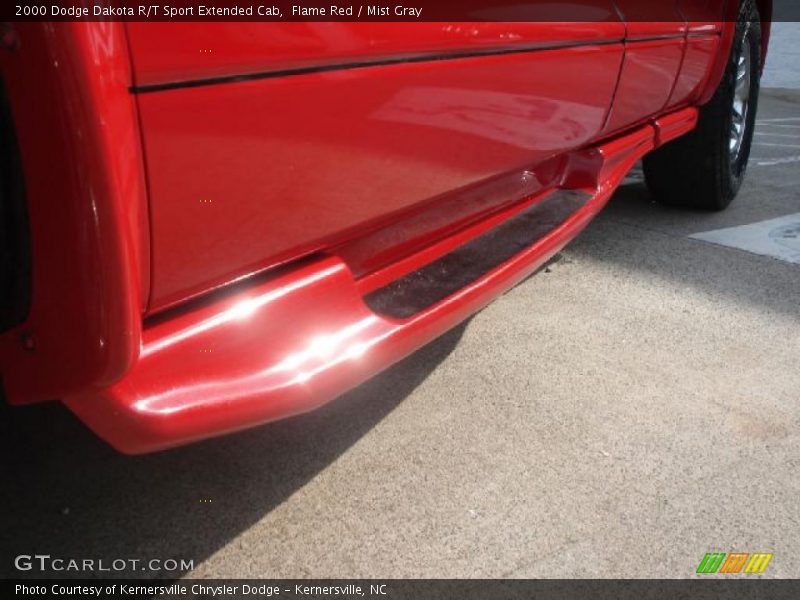 Flame Red / Mist Gray 2000 Dodge Dakota R/T Sport Extended Cab