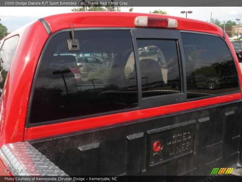 Flame Red / Mist Gray 2000 Dodge Dakota R/T Sport Extended Cab