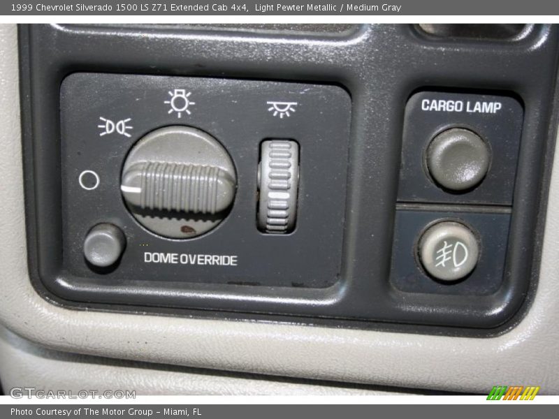 Light Pewter Metallic / Medium Gray 1999 Chevrolet Silverado 1500 LS Z71 Extended Cab 4x4