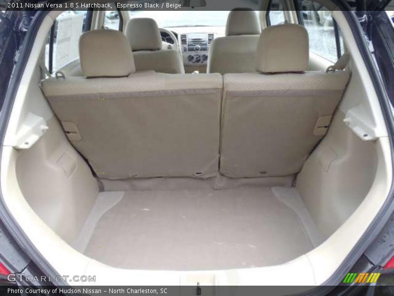 Espresso Black / Beige 2011 Nissan Versa 1.8 S Hatchback