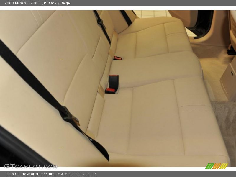 Jet Black / Beige 2008 BMW X3 3.0si