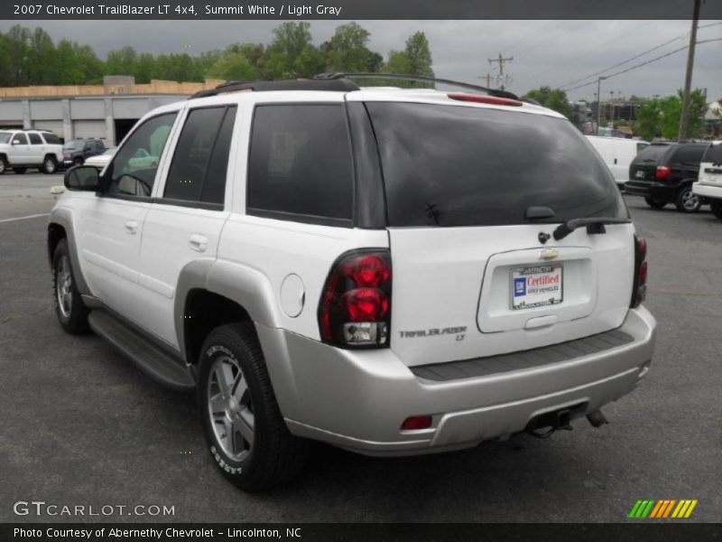 Summit White / Light Gray 2007 Chevrolet TrailBlazer LT 4x4