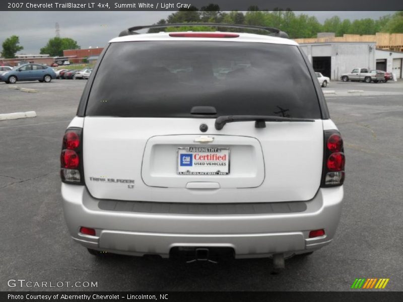 Summit White / Light Gray 2007 Chevrolet TrailBlazer LT 4x4