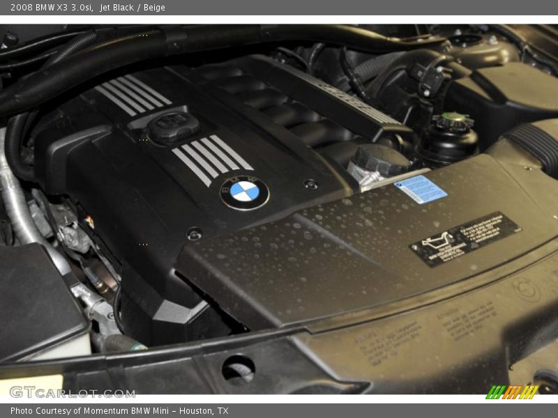 Jet Black / Beige 2008 BMW X3 3.0si