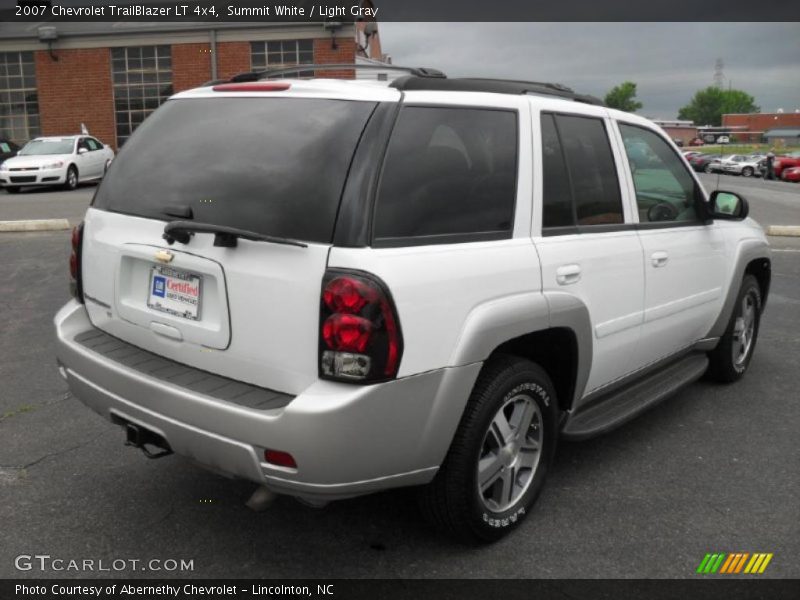 Summit White / Light Gray 2007 Chevrolet TrailBlazer LT 4x4