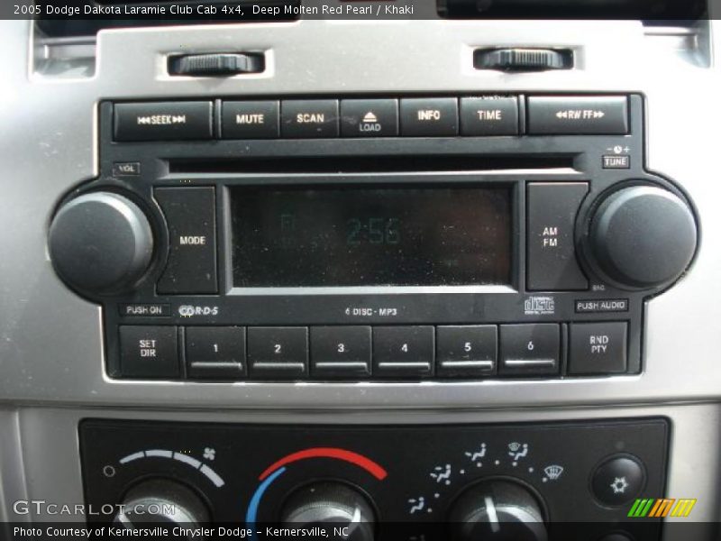 Controls of 2005 Dakota Laramie Club Cab 4x4