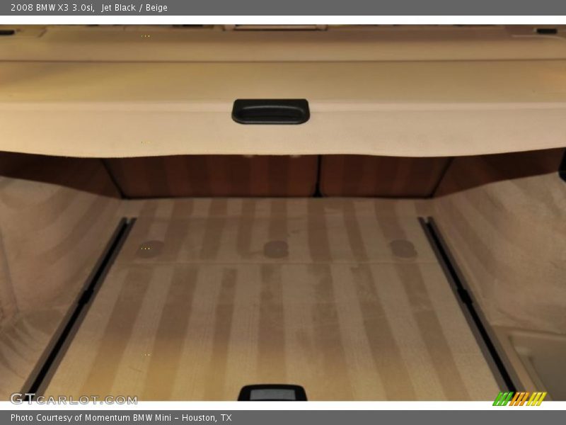 Jet Black / Beige 2008 BMW X3 3.0si