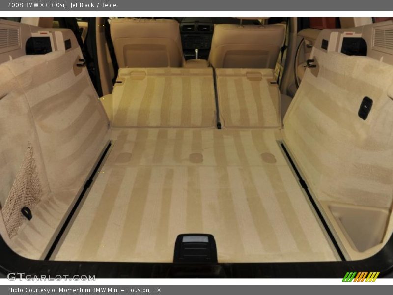 Jet Black / Beige 2008 BMW X3 3.0si